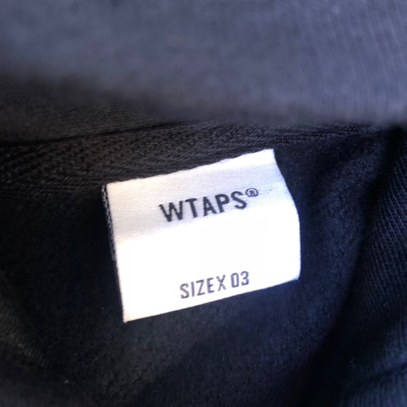 🥞🥞 Wtaps Hoodie X vans sweatshirt blue large hoody Collab skater - Picture 3 of 7